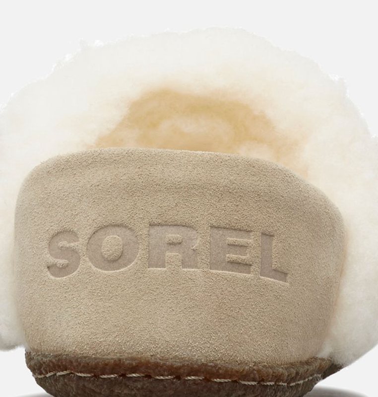 Womens Slippers Beige - Sorel Nakiska™ II - 890-REXISC